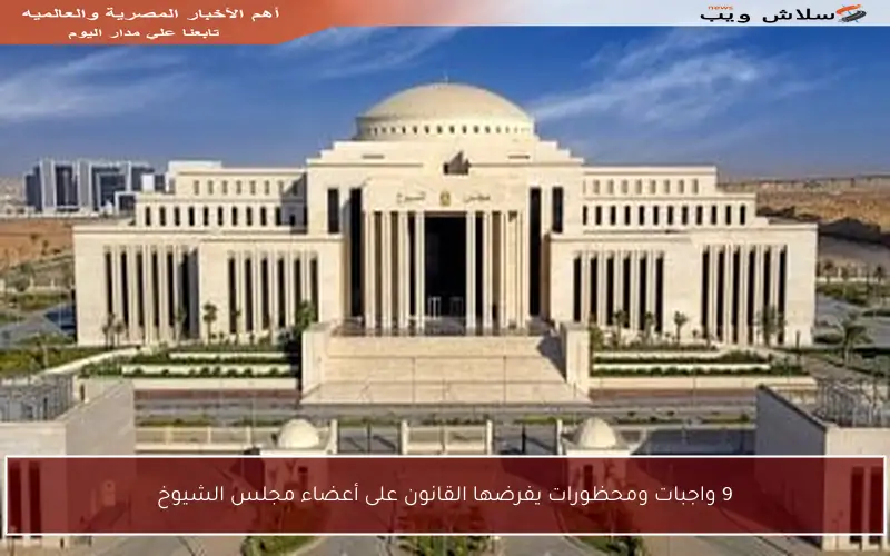 9 واجبات ومحظورات يفرضها القانون على أعضاء مجلس الشيوخ