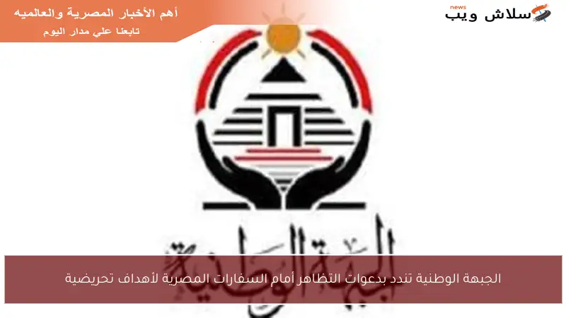 الجبهة الوطنية تندد بدعوات التظاهر أمام السفارات المصرية لأهداف تحريضية