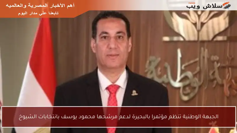 الجبهة الوطنية تنظم مؤتمرا بالبحيرة لدعم مرشحها محمود يوسف بانتخابات الشيوخ