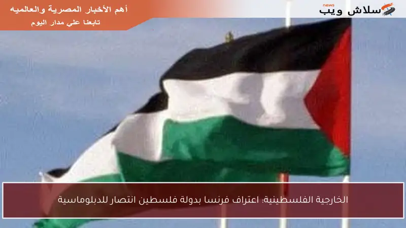 الخارجية الفلسطينية: اعتراف فرنسا بدولة فلسطين انتصار للدبلوماسية