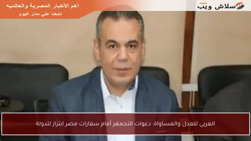 العربى للعدل والمساواة: دعوات التجمهر أمام سفارات مصر ابتزاز للدولة