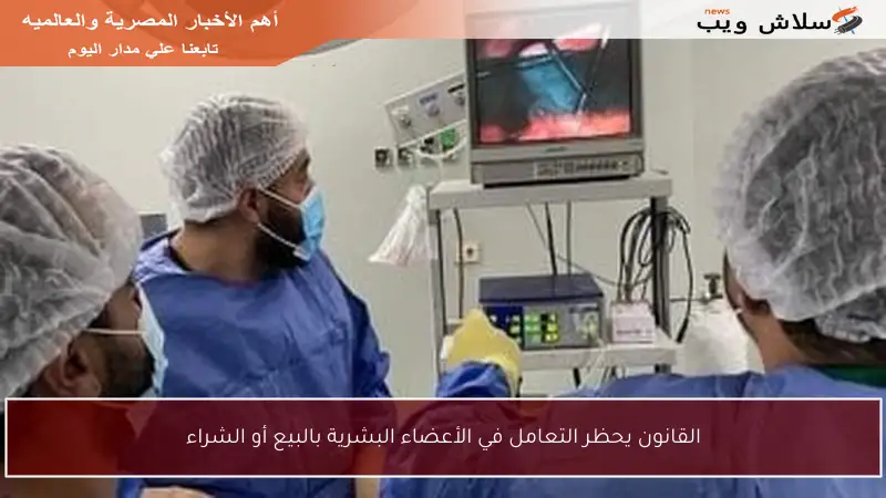القانون يحظر التعامل في الأعضاء البشرية بالبيع أو الشراء