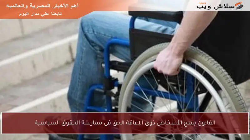 القانون يمنح الأشخاص ذوى الإعاقة الحق فى ممارسة الحقوق السياسية