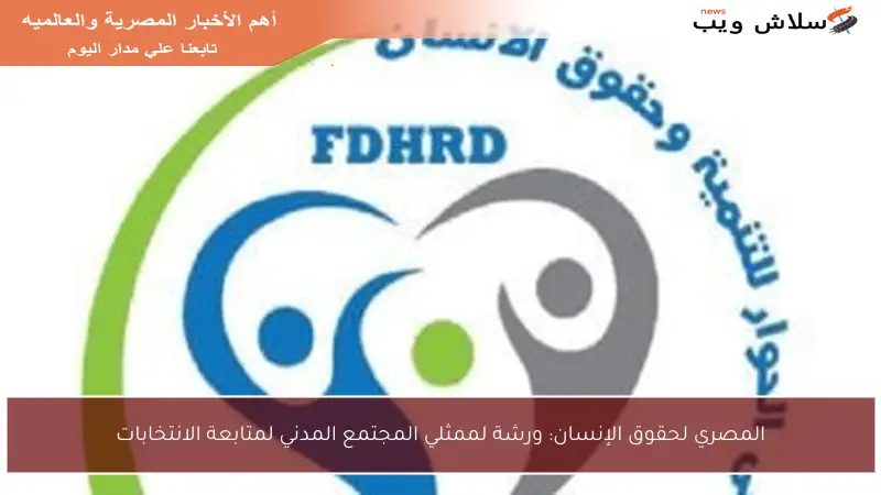المصري لحقوق الإنسان: ورشة لممثلي المجتمع المدني لمتابعة الانتخابات