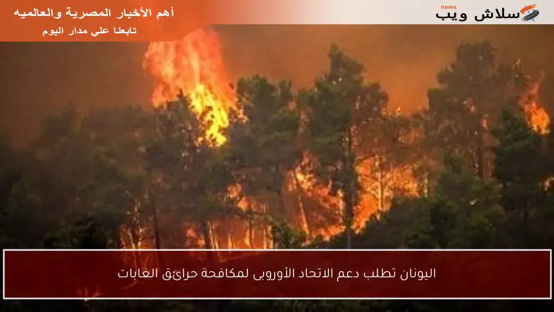 اليونان تطلب دعم الاتحاد الأوروبى لمكافحة حرائق الغابات