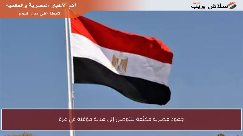 جهود مصرية مكثفة للتوصل إلى هدنة مؤقتة في غزة