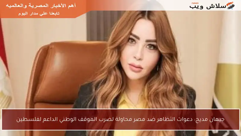 جيهان مديح: دعوات التظاهر ضد مصر محاولة لضرب الموقف الوطني الداعم لفلسطين