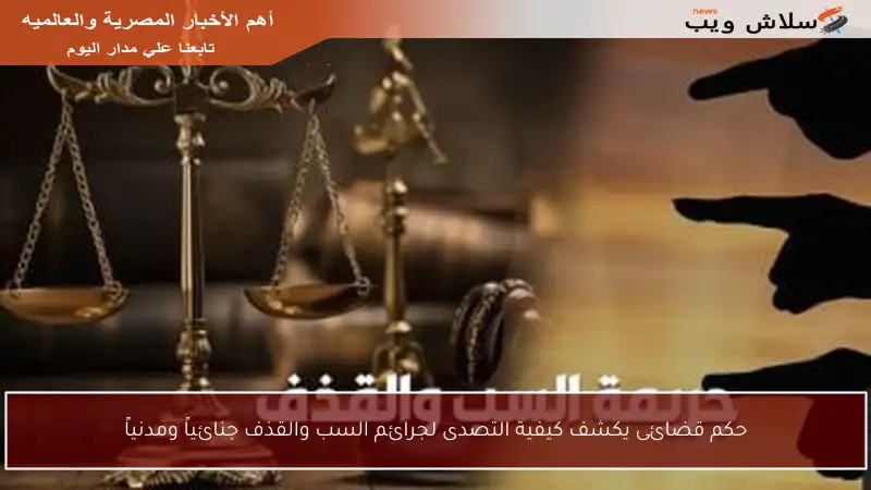 حكم قضائى يكشف كيفية التصدى لجرائم السب والقذف جنائياً ومدنياً
