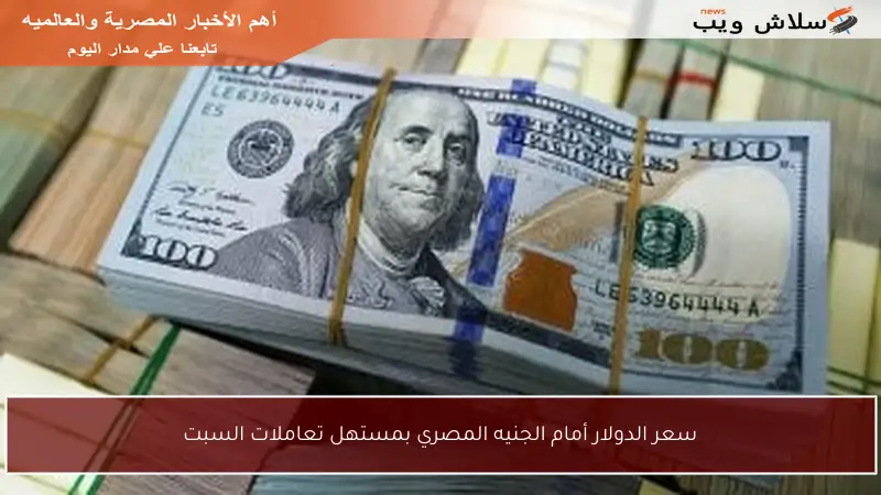 سعر الدولار أمام الجنيه المصري بمستهل تعاملات السبت