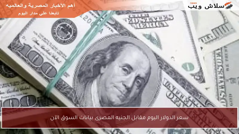 سعر الدولار اليوم مقابل الجنيه المصرى بيانات السوق الآن