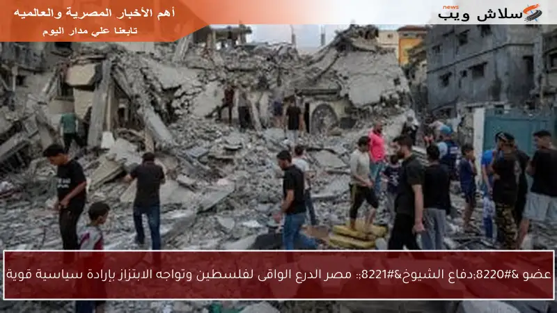 عضو “دفاع الشيوخ”: مصر الدرع الواقى لفلسطين وتواجه الابتزاز بإرادة سياسية قوية