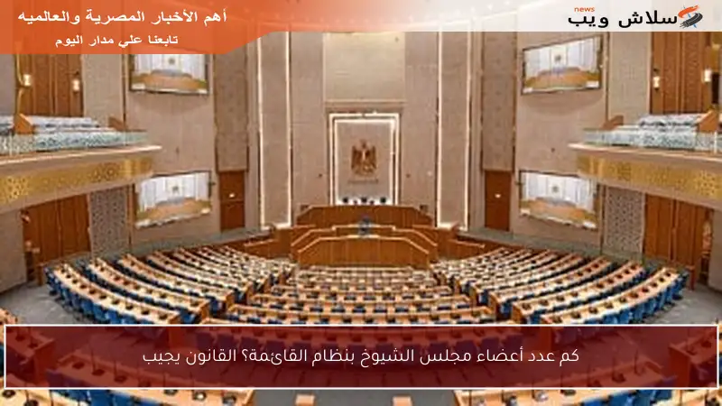 كم عدد أعضاء مجلس الشيوخ بنظام القائمة؟ القانون يجيب