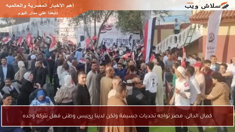 كمال الدالى: مصر تواجه تحديات جسيمة ولكن لدينا رئيس وطنى فهل نتركه وحده