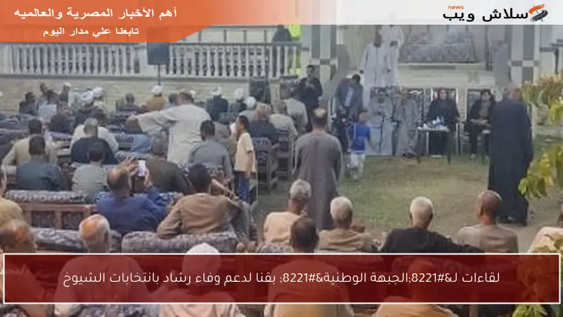 لقاءات لـ”الجبهة الوطنية” بقنا لدعم وفاء رشاد بانتخابات الشيوخ