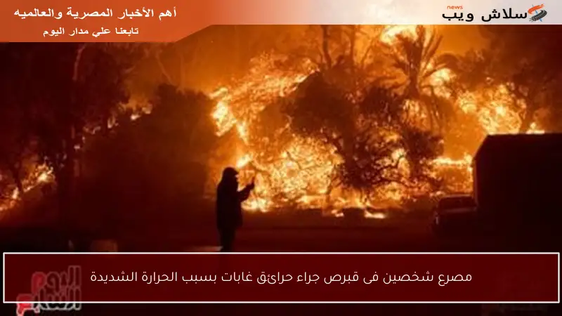 مصرع شخصين فى قبرص جراء حرائق غابات بسبب الحرارة الشديدة