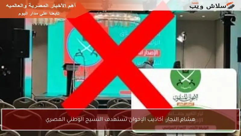 هشام النجار: أكاذيب الإخوان تستهدف النسيج الوطني المصري