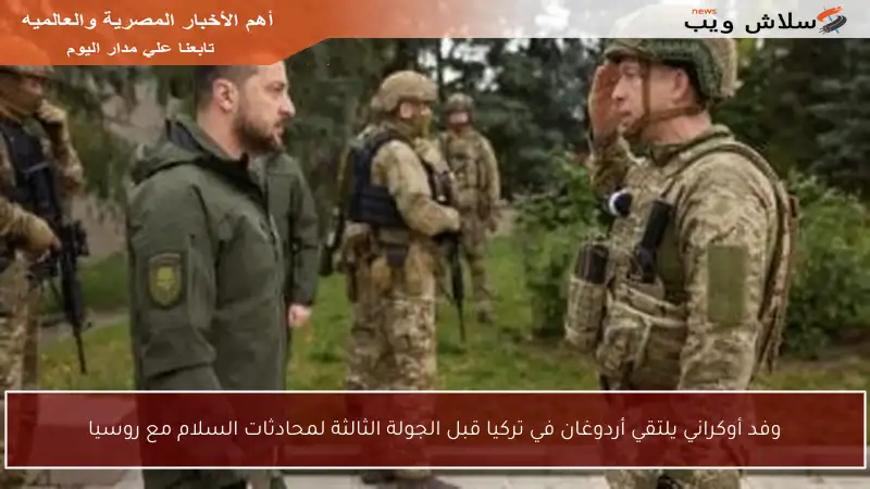 وفد أوكراني يلتقي أردوغان في تركيا قبل الجولة الثالثة لمحادثات السلام مع روسيا