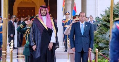 اجتماع ولى العهد السعودى والرئيس السيسى بمدينة نيوم
