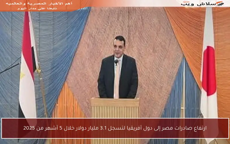 ارتفاع صادرات مصر إلى دول أفريقيا لتسجل 3.1 مليار دولار خلال 5 أشهر من 2025