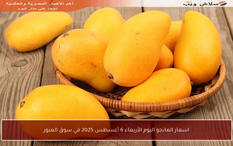 اسعار المانجو اليوم الأربعاء 6 أغسطس 2025 في سوق العبور