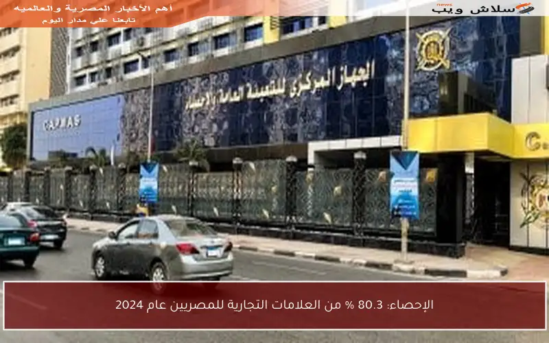 الإحصاء: 80.3 % من العلامات التجارية للمصريين عام 2024