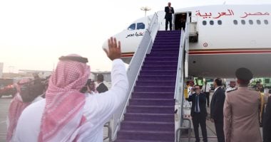 الرئيس السيسى يعود إلى الوطن بعد لقائه ولى العهد السعودى