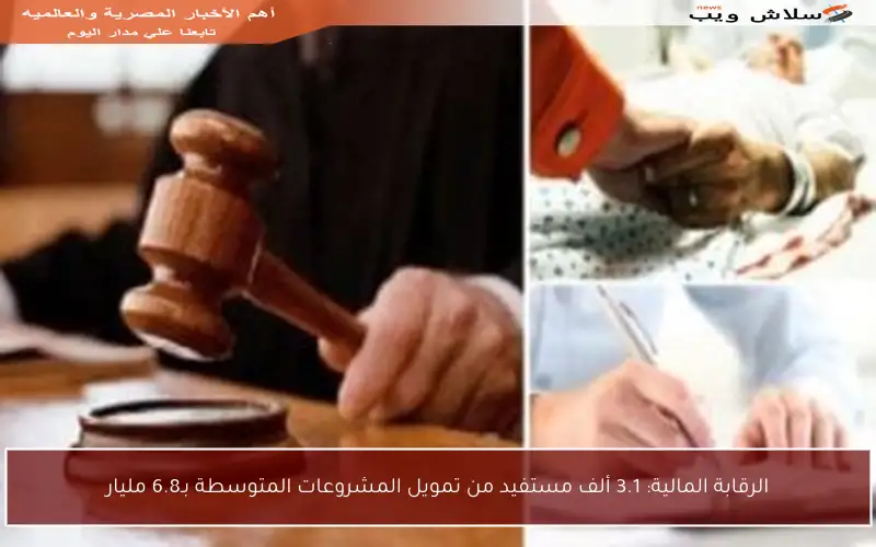 الرقابة المالية: 3.1 ألف مستفيد من تمويل المشروعات المتوسطة بـ6.8 مليار