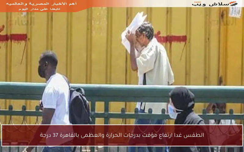 الطقس غدا ارتفاع مؤقت بدرجات الحرارة والعظمى بالقاهرة 37 درجة