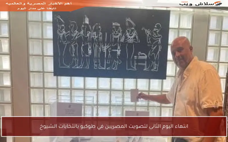 انتهاء اليوم الثانى لتصويت المصريين في طوكيو بانتخابات الشيوخ