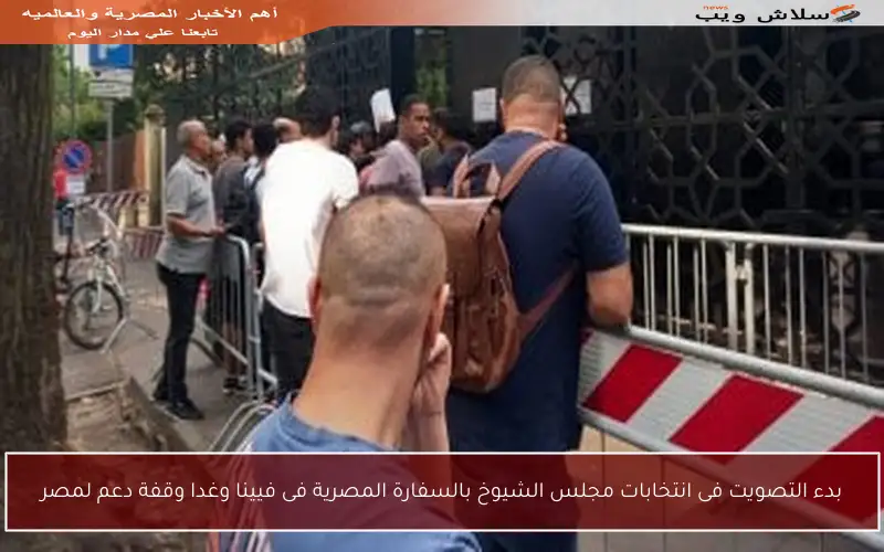 بدء التصويت فى انتخابات مجلس الشيوخ بالسفارة المصرية فى فيينا وغدا وقفة دعم لمصر
