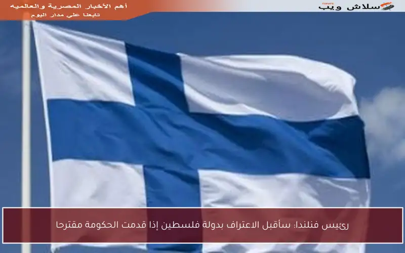 رئيس فنلندا: سأقبل الاعتراف بدولة فلسطين إذا قدمت الحكومة مقترحا