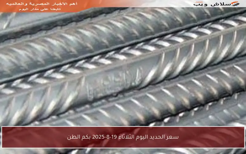 سعر الحديد اليوم الثلاثاء 19-8-2025 بكم الطن