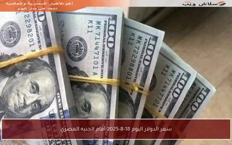 سعر الدولار اليوم 18-8-2025 أمام الجنيه المصري