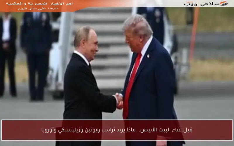 قبل لقاء البيت الأبيض.. ماذا يريد ترامب وبوتين وزيلينسكي وأوروبا