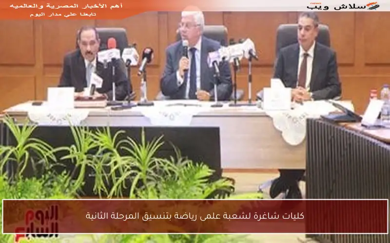 كليات شاغرة لشعبة علمى رياضة بتنسيق المرحلة الثانية
