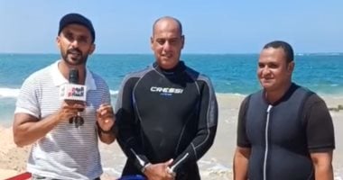 لقاء مع عدد من الآثاريين بعد غطسهم واستخراج الآثار الغارقة بالإسكندرية