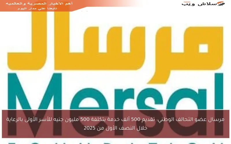 مرسال عضو التحالف الوطني: تقديم 500 ألف خدمة بتكلفة 500 مليون جنيه للأسر الأولى بالرعاية خلال النصف الأول من 2025