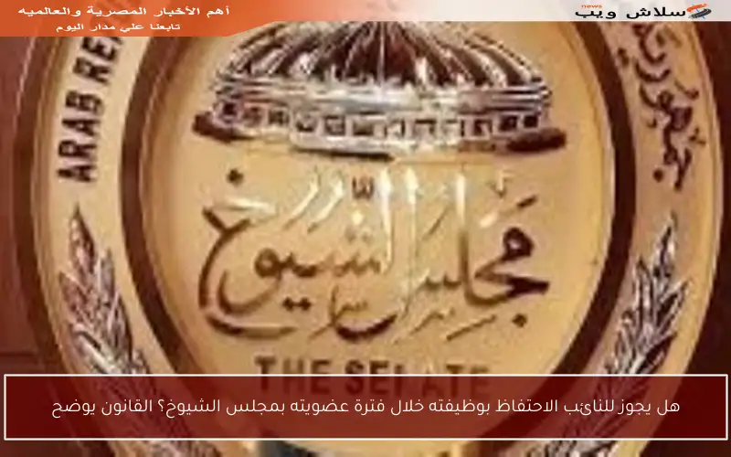 هل يجوز للنائب الاحتفاظ بوظيفته خلال فترة عضويته بمجلس الشيوخ؟ القانون يوضح