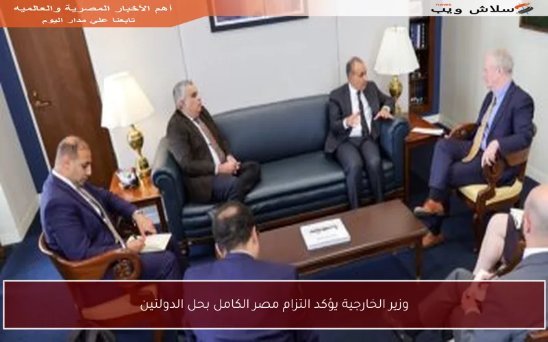 وزير الخارجية يؤكد التزام مصر الكامل بحل الدولتين