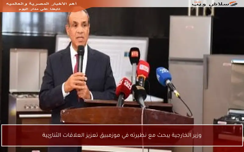 وزير الخارجية يبحث مع نظيرته في موزمبيق تعزيز العلاقات الثنائية